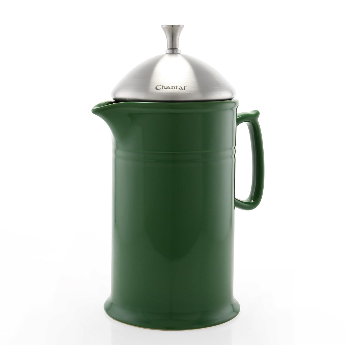 Green Stoneware French Press Z74659