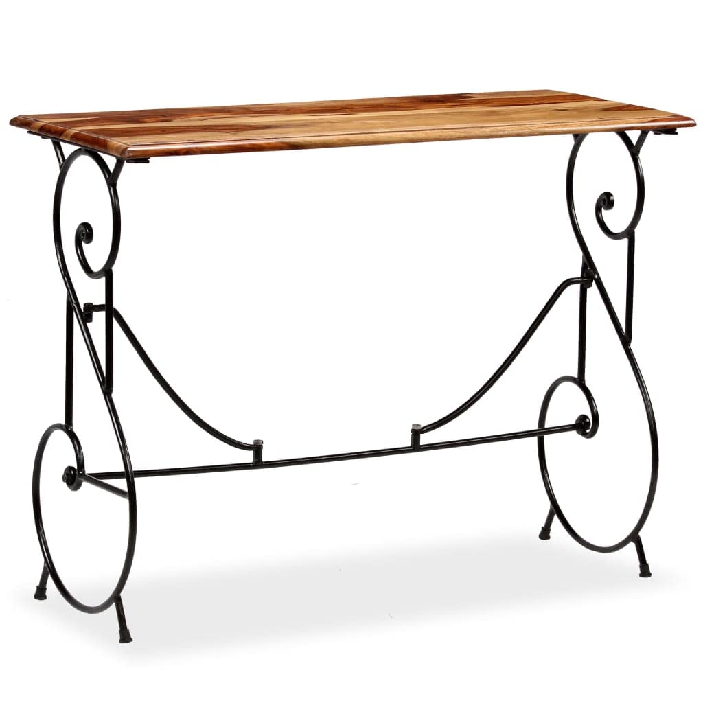 Solid Sheesham Wood Console Table X9659