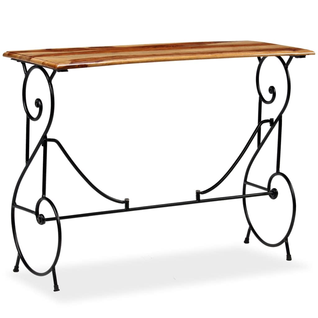 Solid Sheesham Wood Console Table X9659
