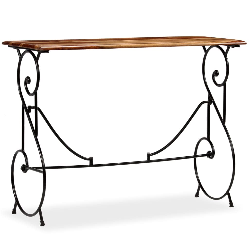 Solid Sheesham Wood Console Table X9659