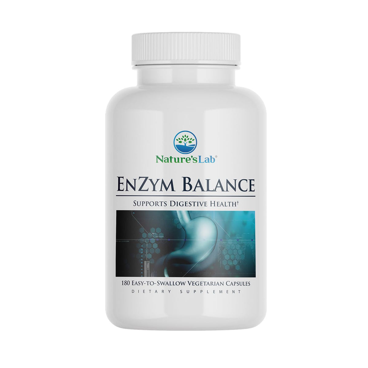 180 Capsules Digestive Enzymes with Aloe Turmeric Ginger Oregano S496883