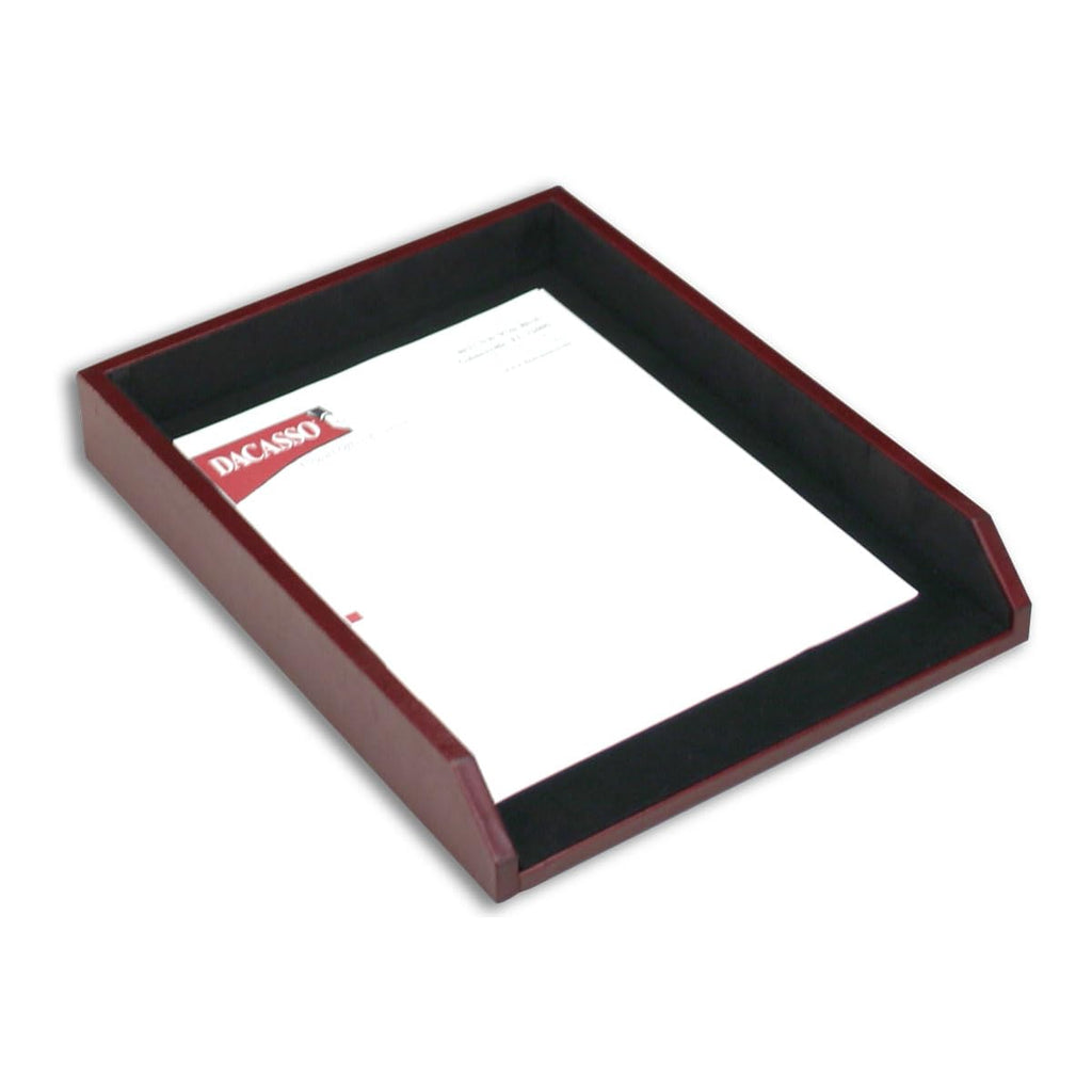 Burgundy Leather 8-Piece Desk Set Q26507
