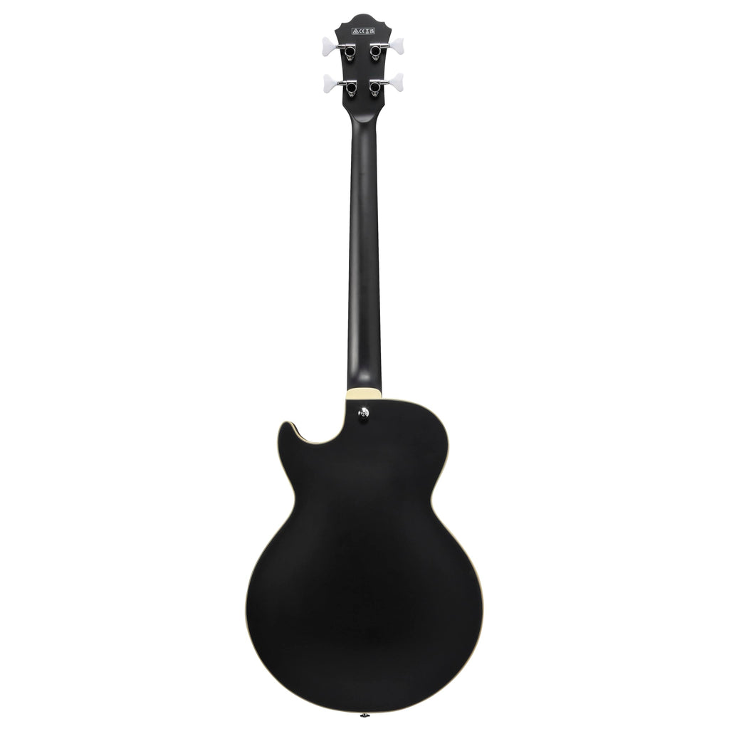 Black Flat Semi-hollow Bass Guitar Y399