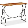 Solid Sheesham Wood Console Table X9659