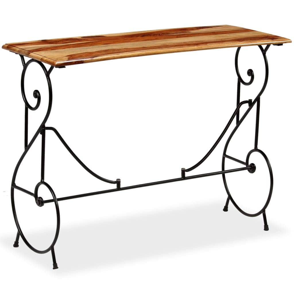 Solid Sheesham Wood Console Table X9659