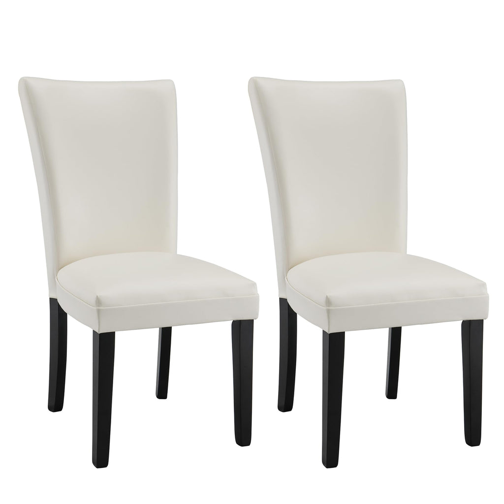 Faux Leather Upholstered Dining Chairs Set of 2 K271267