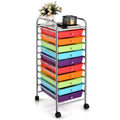10 Drawer Rolling Storage Cart V445573