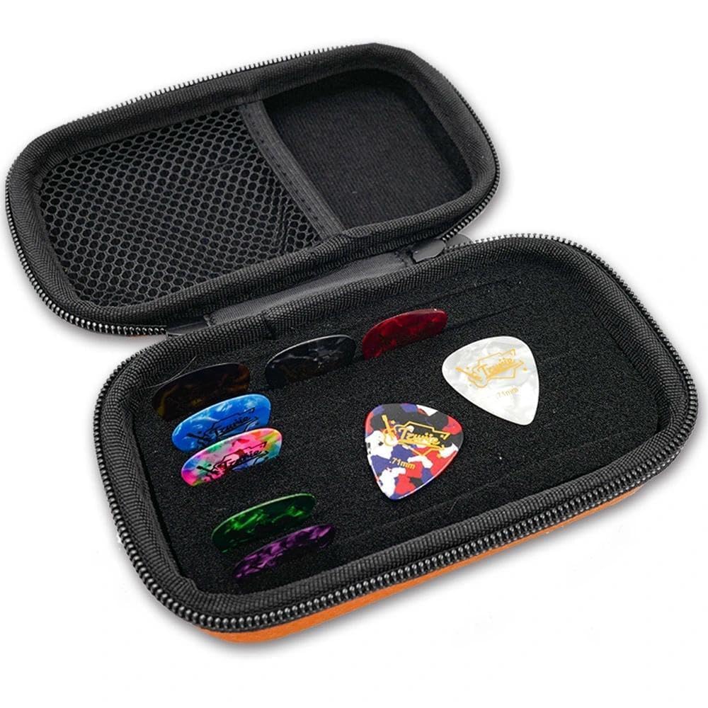 Guitar Pick Case Set with 9 Celluloid Guitar Picks P89318