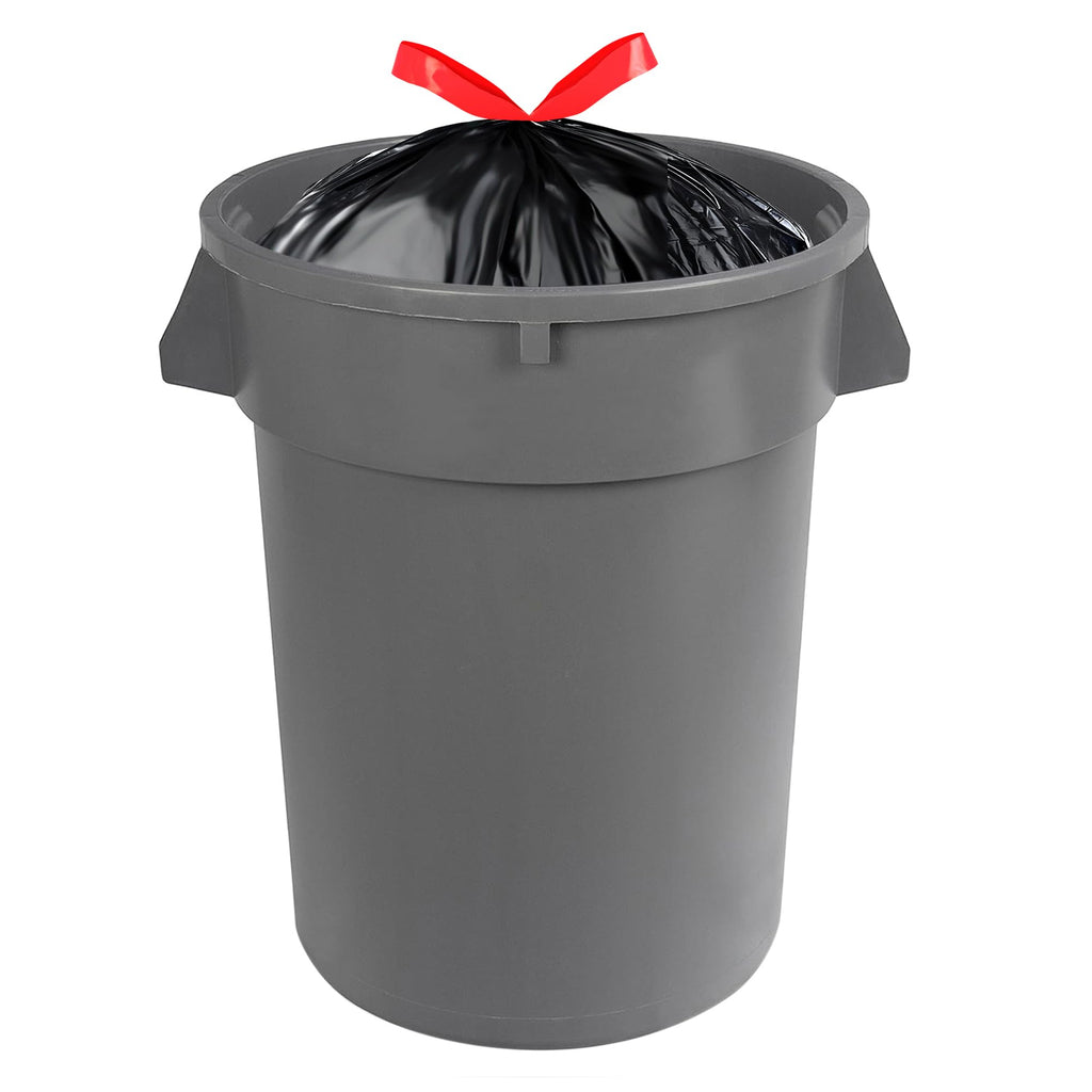Multipurpose Drawstring Trash Bags, 30 Gallon, Tear Resistant, 50 Count J13823