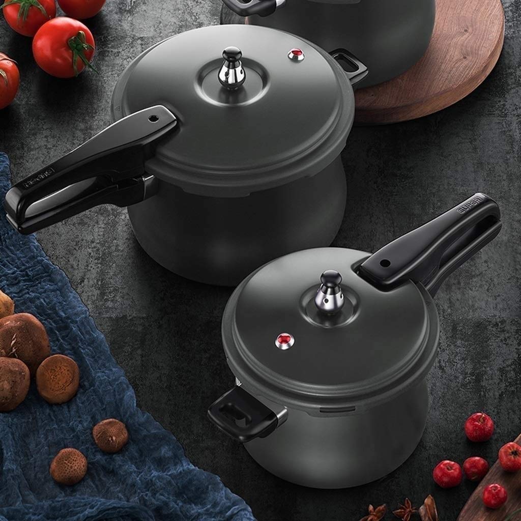 Stainless Steel Dishwasher Safe Cadmium Free Pressure Cooker Black 3L T577937