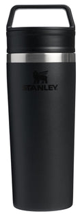 16 oz Black Travel Mug J377