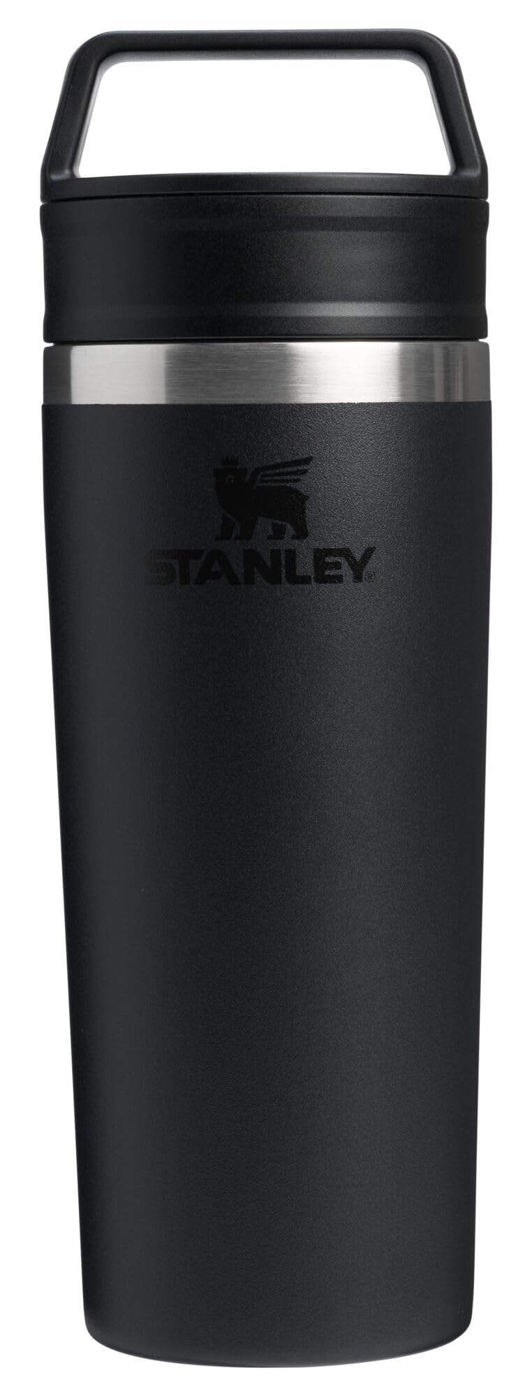 16 oz Black Travel Mug J377
