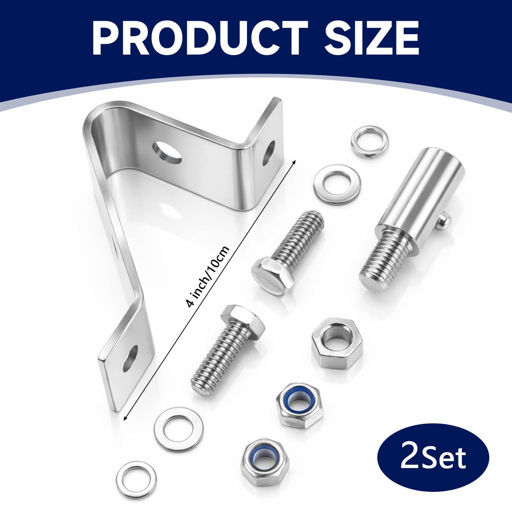 Flag Mounting Bracket 4 Inch 2 Sets I452