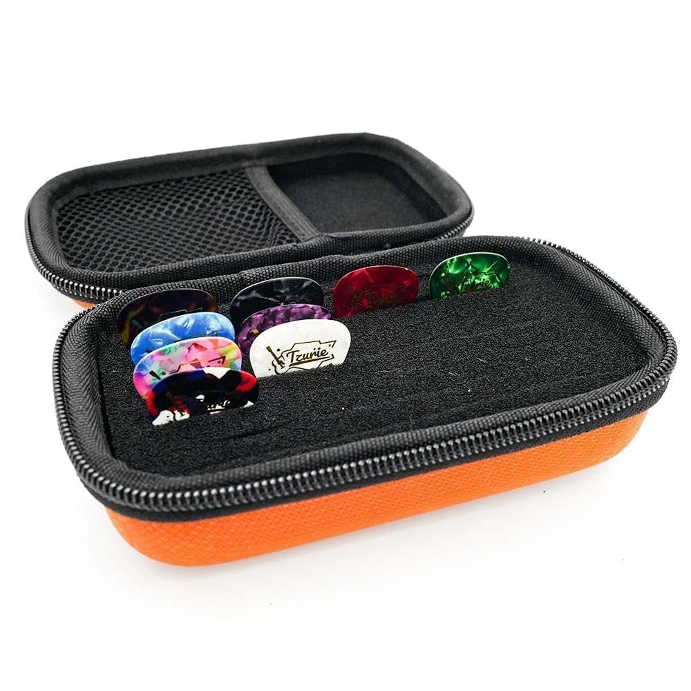 Guitar Pick Case Set with 9 Celluloid Guitar Picks P89318