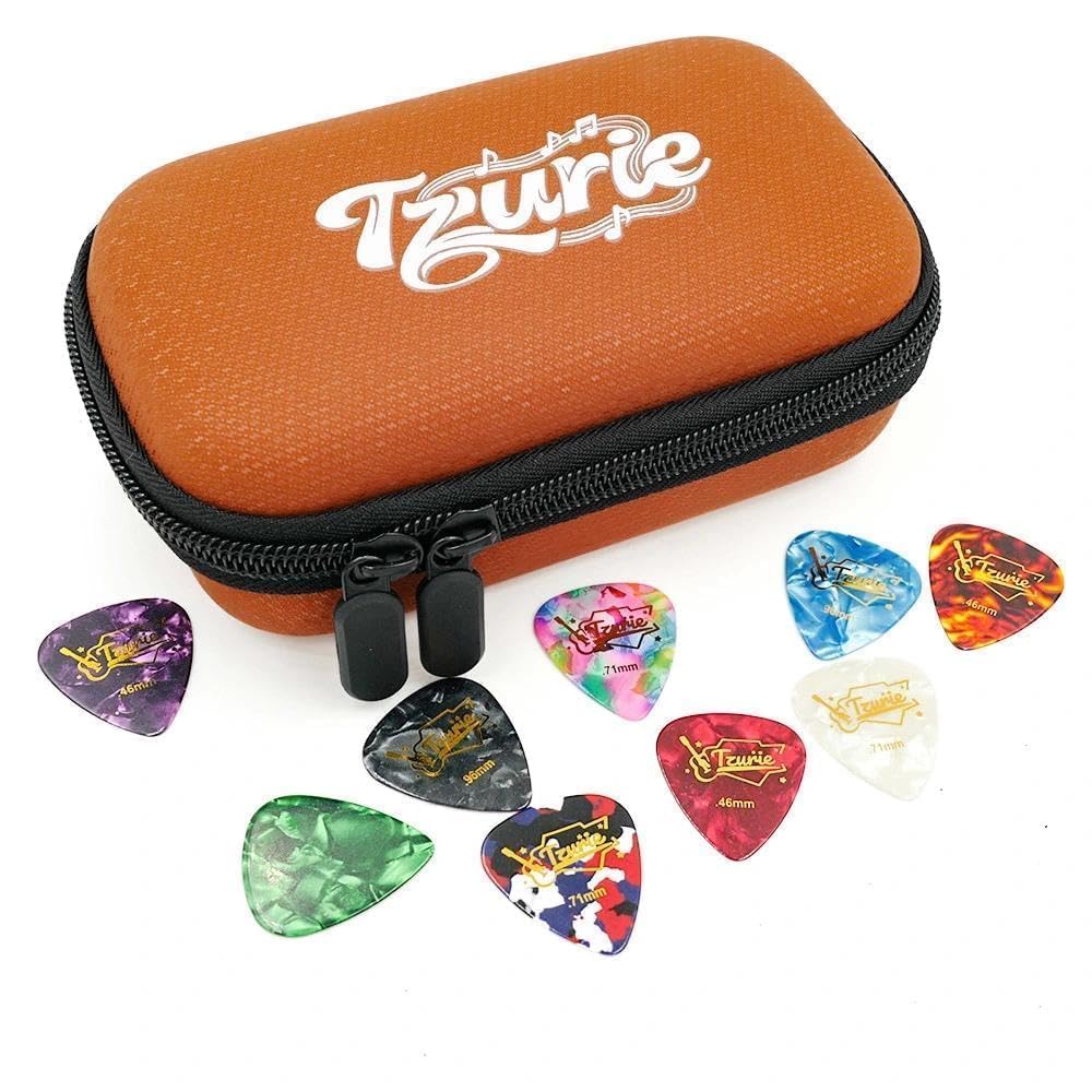Guitar Pick Case Set with 9 Celluloid Guitar Picks P89318