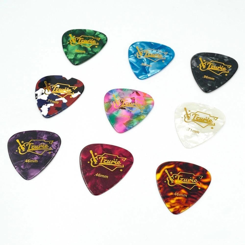 Guitar Pick Case Set with 9 Celluloid Guitar Picks P89318