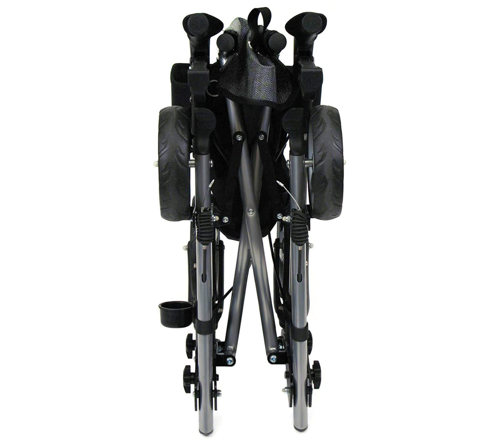 Adjustable Rollator with Seat and Backrest F695