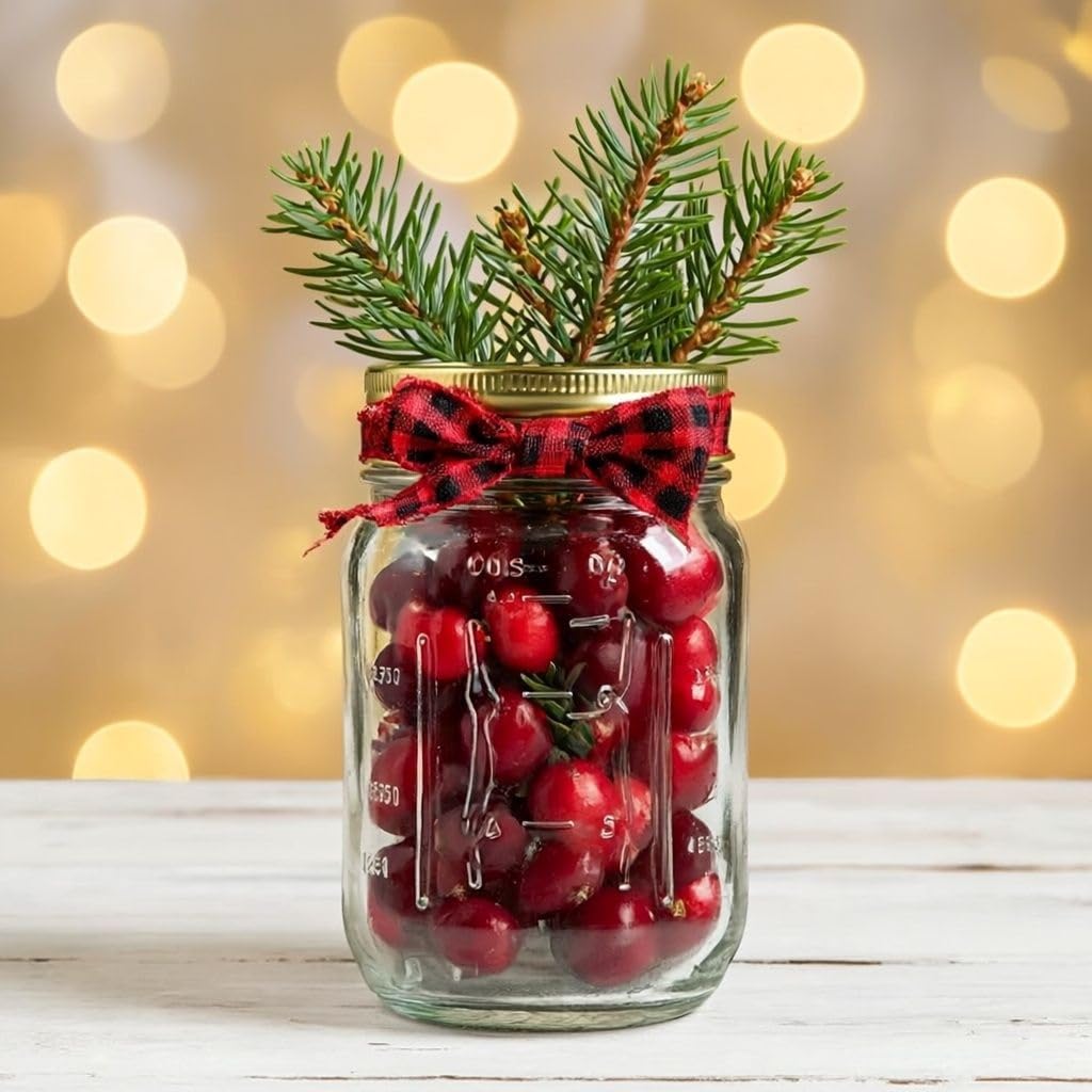 16 oz Regular Mouth Mason Jars with Lids & Rings T584