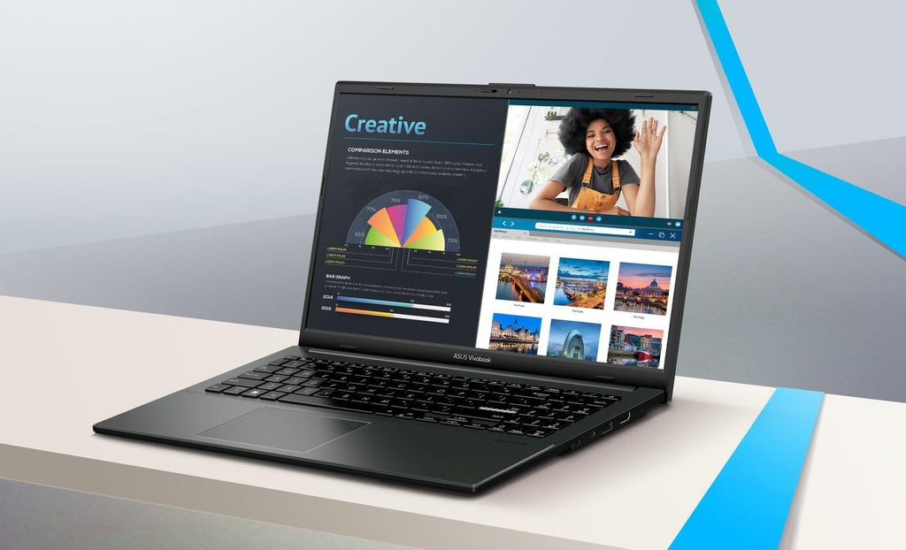 15.6" FHD Laptop Intel i3 8GB RAM 128GB Storage Windows 11 Black Q896877