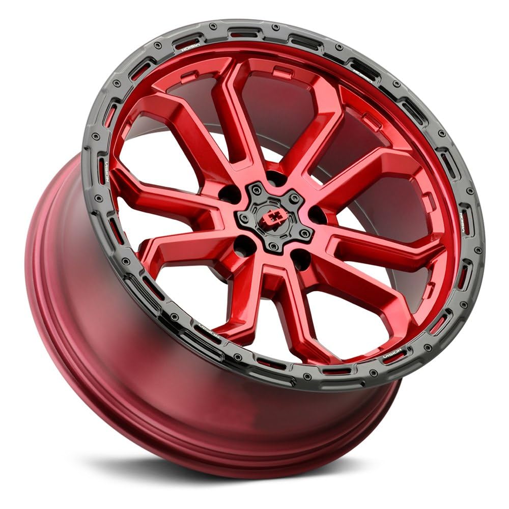 20x9 5x150 +12mm Red Wheel Rim H4419