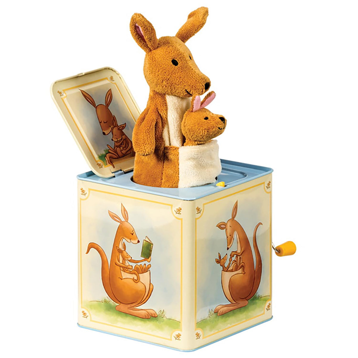Jack in Box Kangaroo Pop-Up Music Toy with Finger Puppet S5010