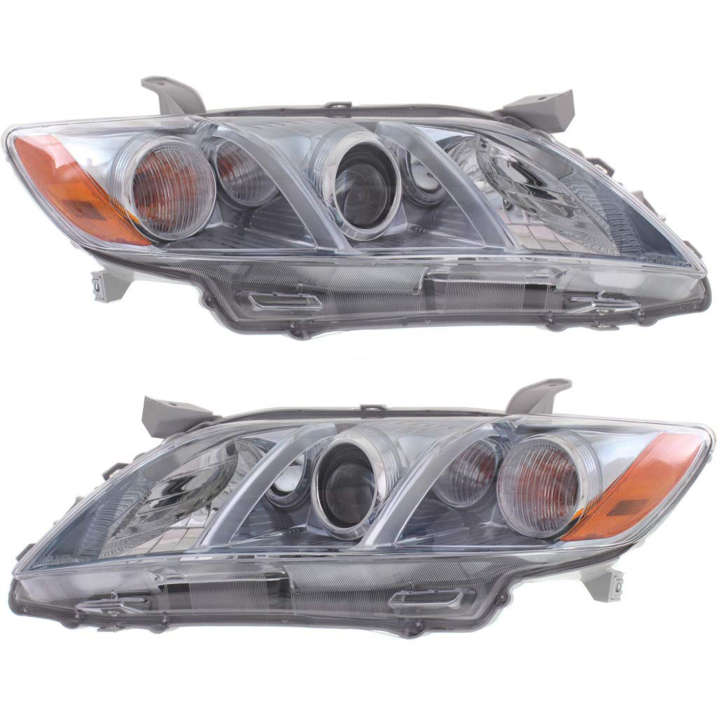 Toyota Camry Hybrid 2007-2009 Headlight Assembly Pair Driver and Passenger Side DOT Certified G943252