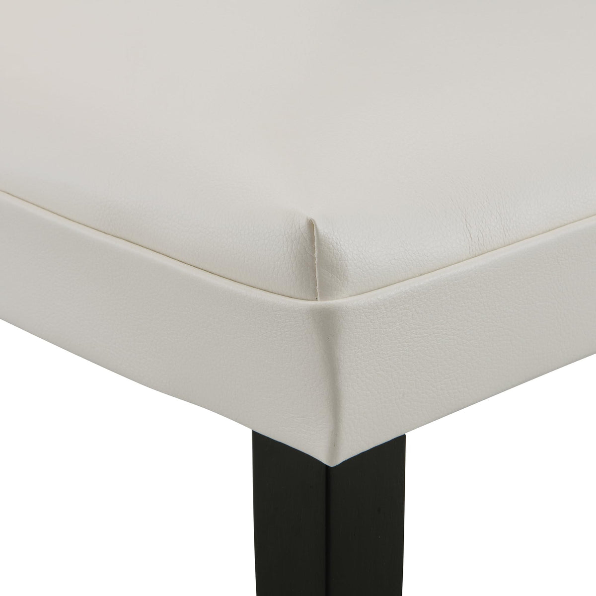 Faux Leather Upholstered Dining Chairs Set of 2 K271267