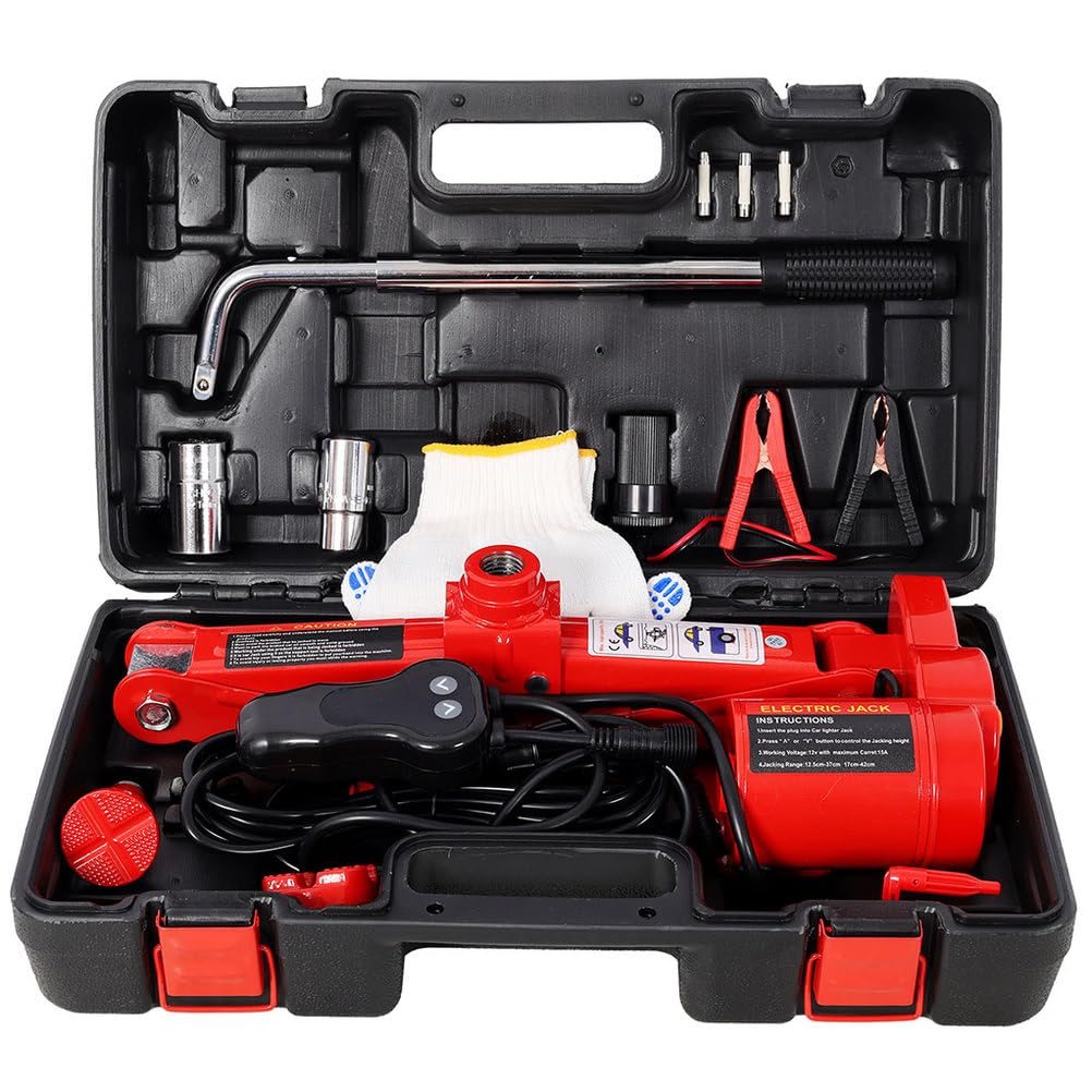 3 Ton Electric Scissor Jack Kit with Carry Case B985158