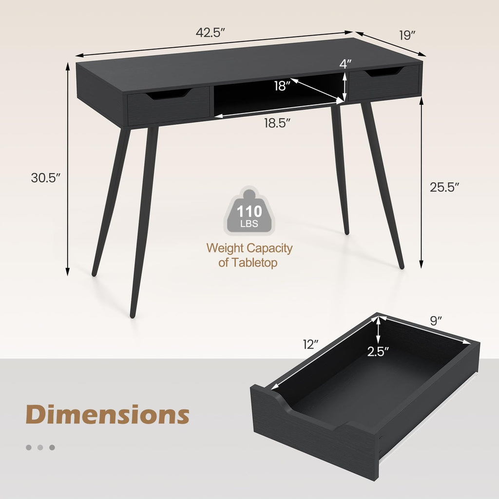 Mid Century Modern Computer Desk O864