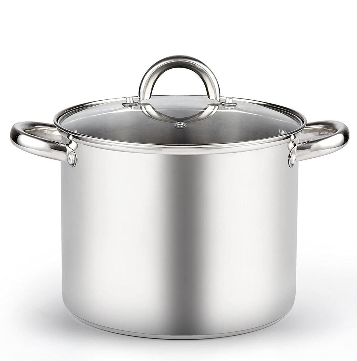 8 Quart Stainless Steel Stock Pot with Lid H457742