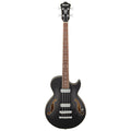 Black Flat Semi-hollow Bass Guitar Y399