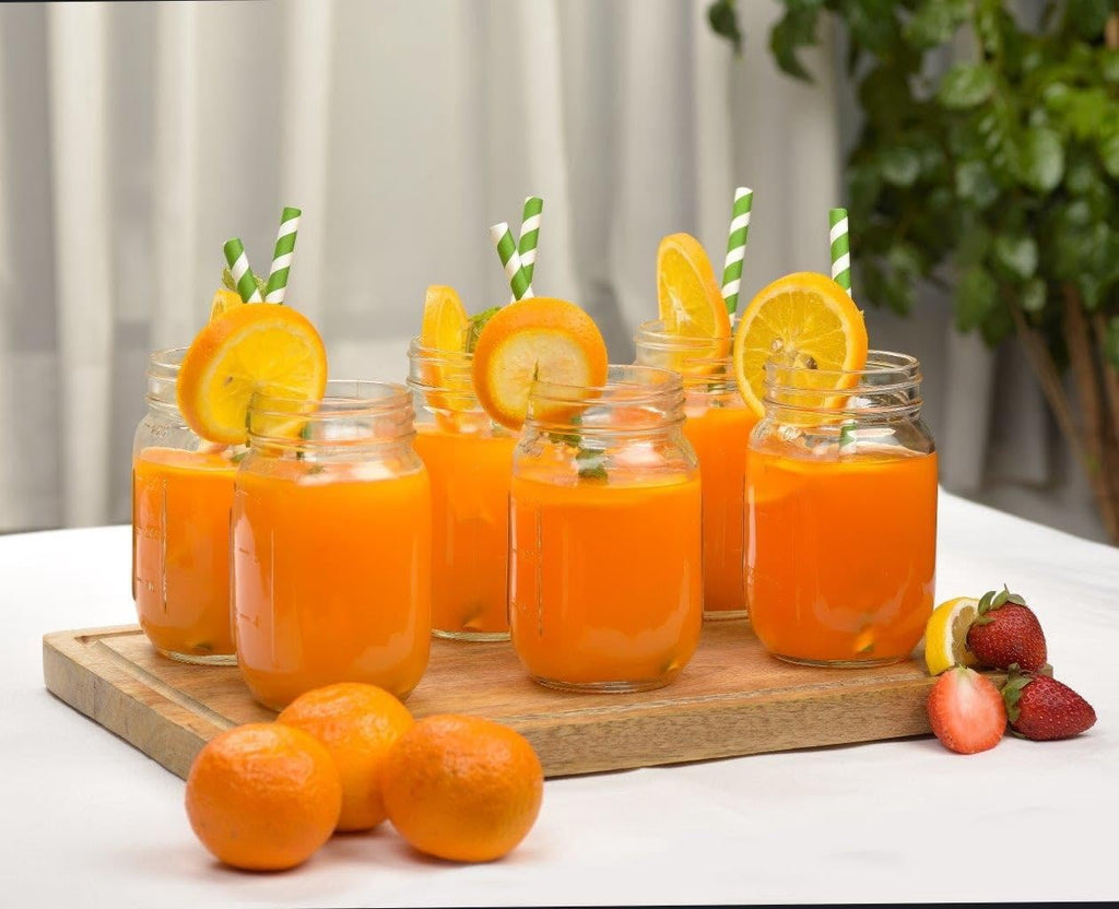 16 oz Regular Mouth Mason Jars with Lids & Rings T584