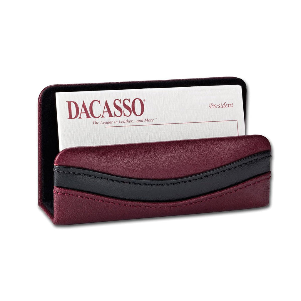 Burgundy Leather 8-Piece Desk Set Q26507