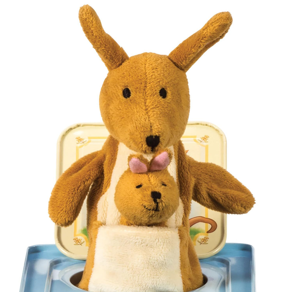 Jack in Box Kangaroo Pop-Up Music Toy with Finger Puppet S5010