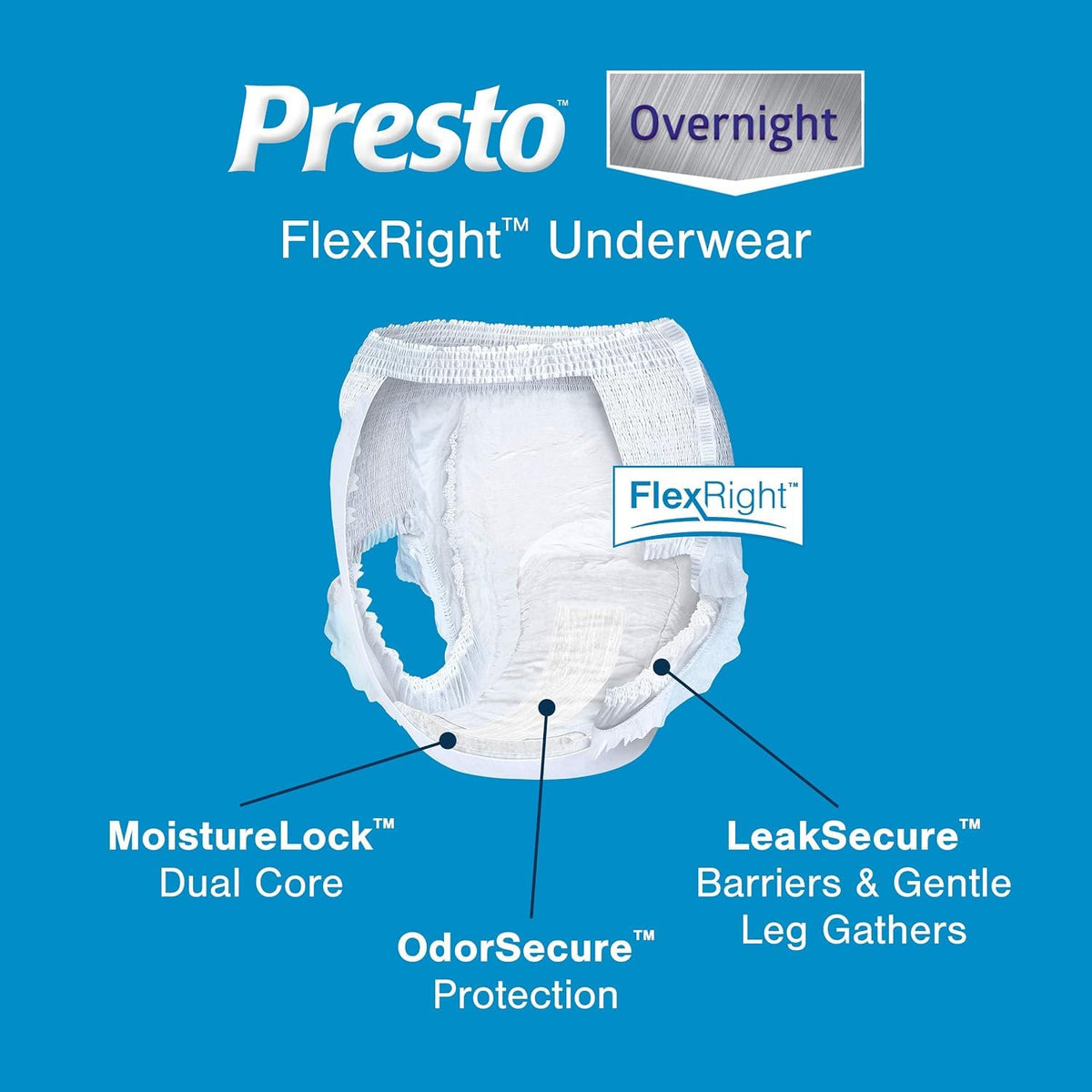 X-Large Incontinence Underwear 12 ct G7952