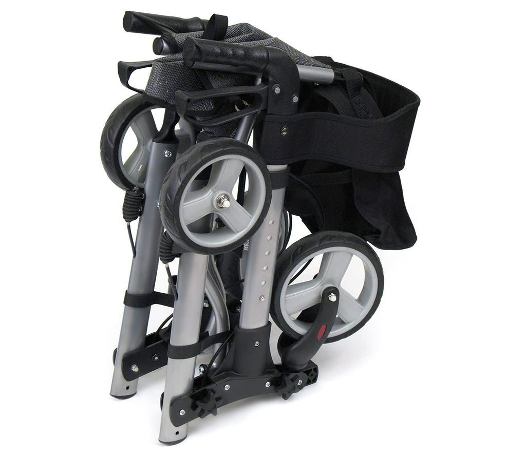 Adjustable Rollator with Seat and Backrest F695