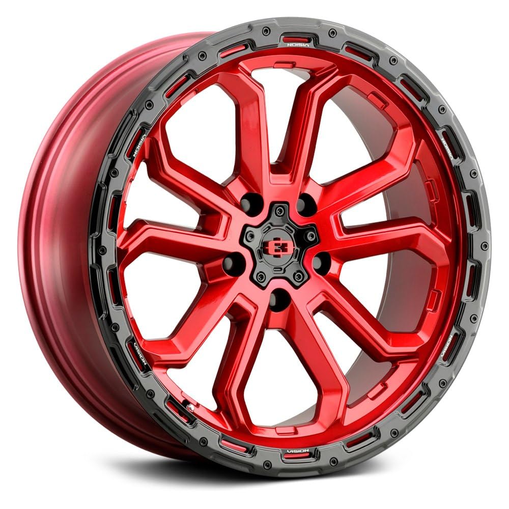 20x9 5x150 +12mm Red Wheel Rim H4419