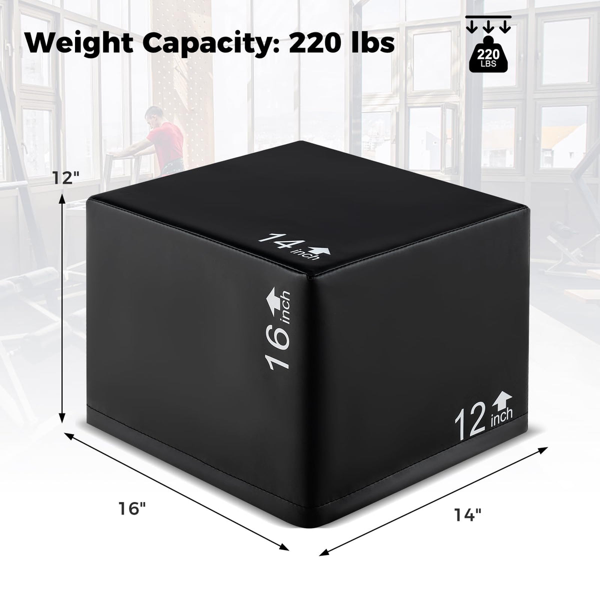 3 in 1 Plyometric Jump Box A874