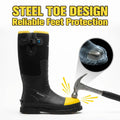 Steel Toe Waterproof Rubber Work Boots A32009