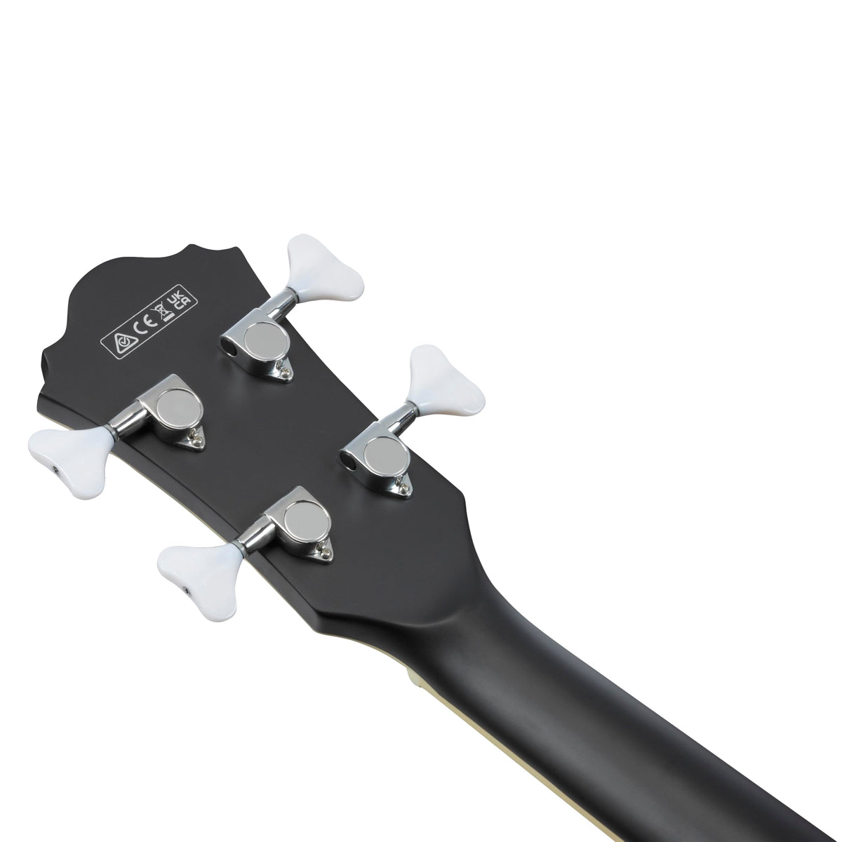 Black Flat Semi-hollow Bass Guitar Y399