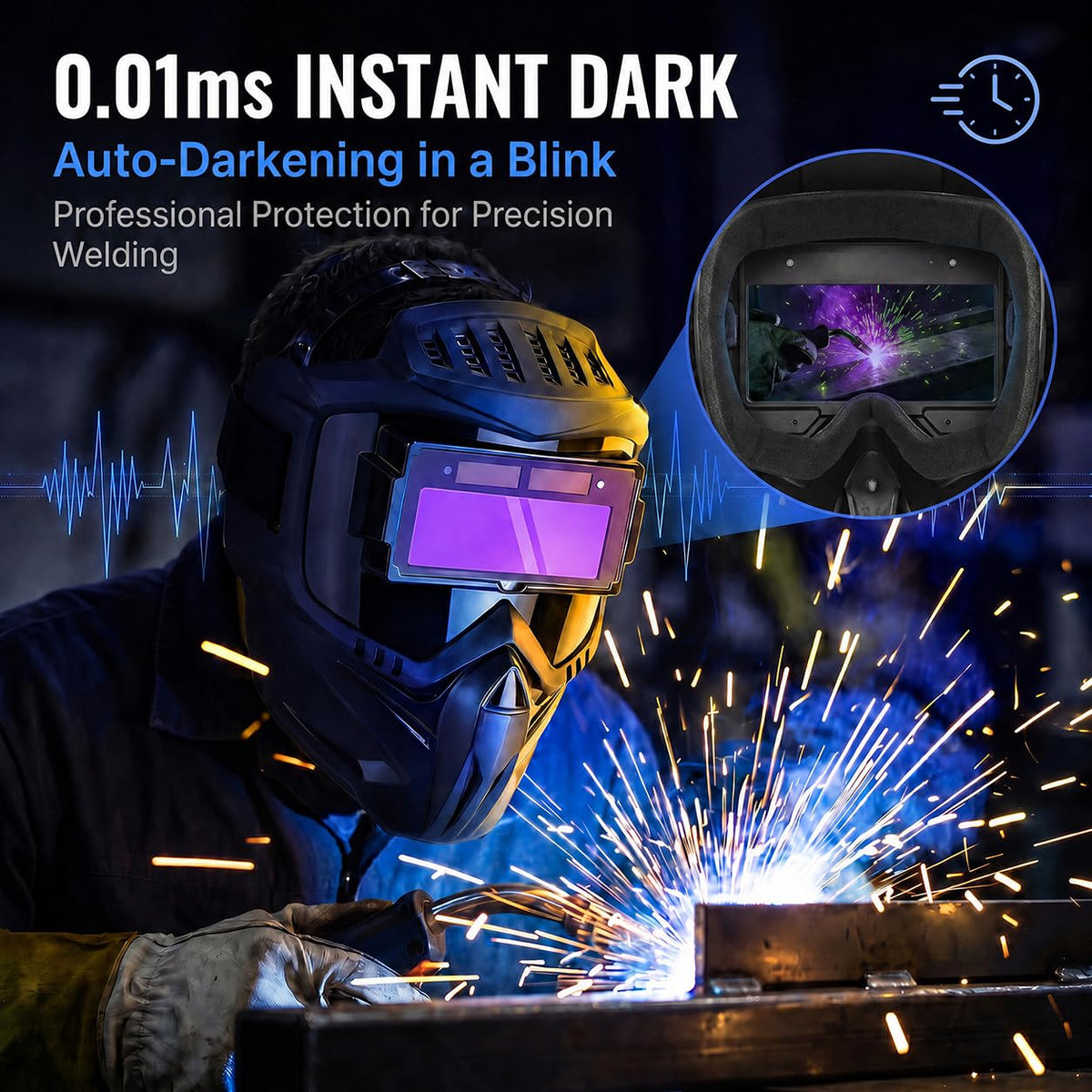 Auto-Darkening Welding Helmet L809
