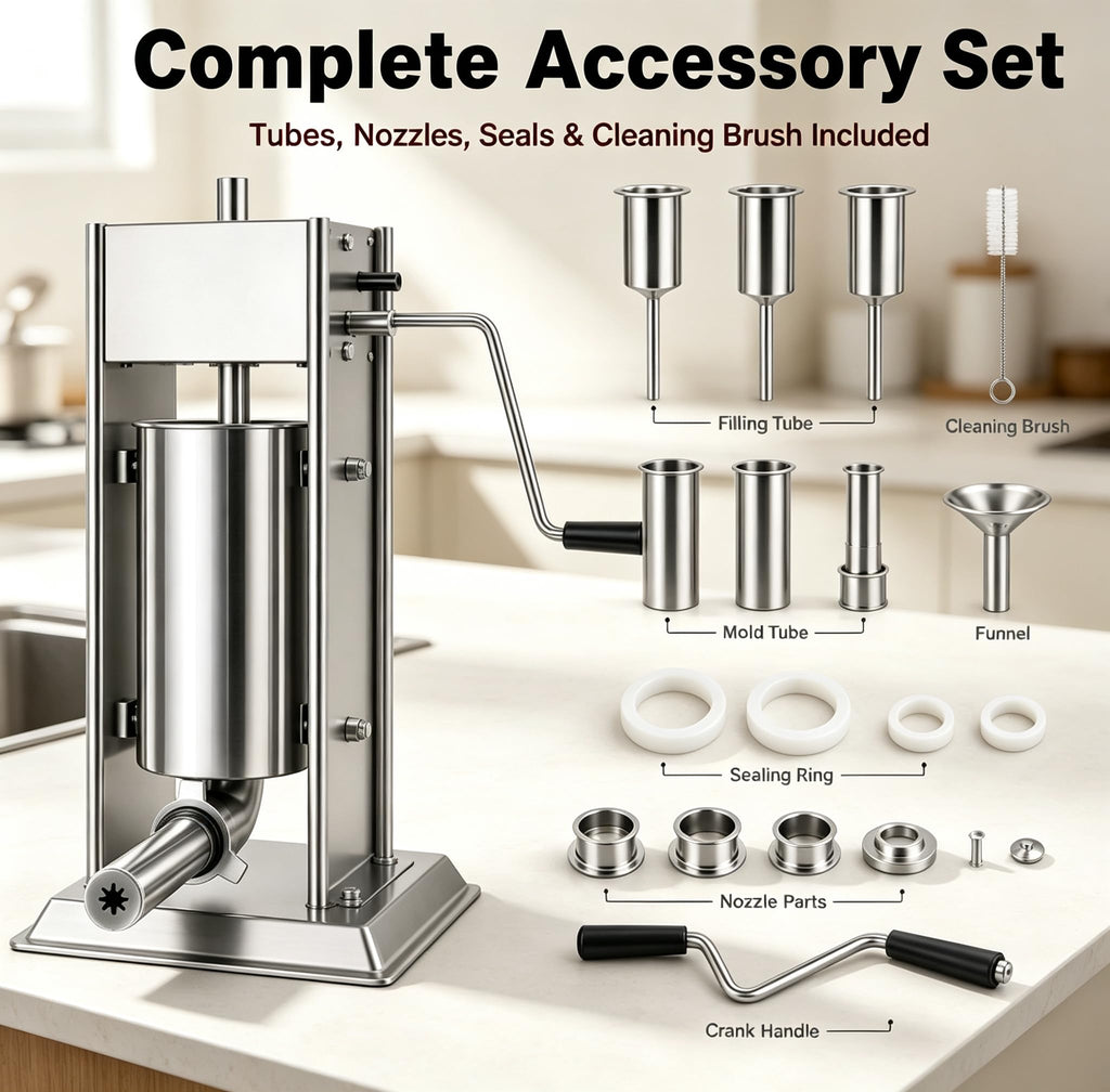 3-in-1 Manual Sausage Stuffer 15LB Q8011