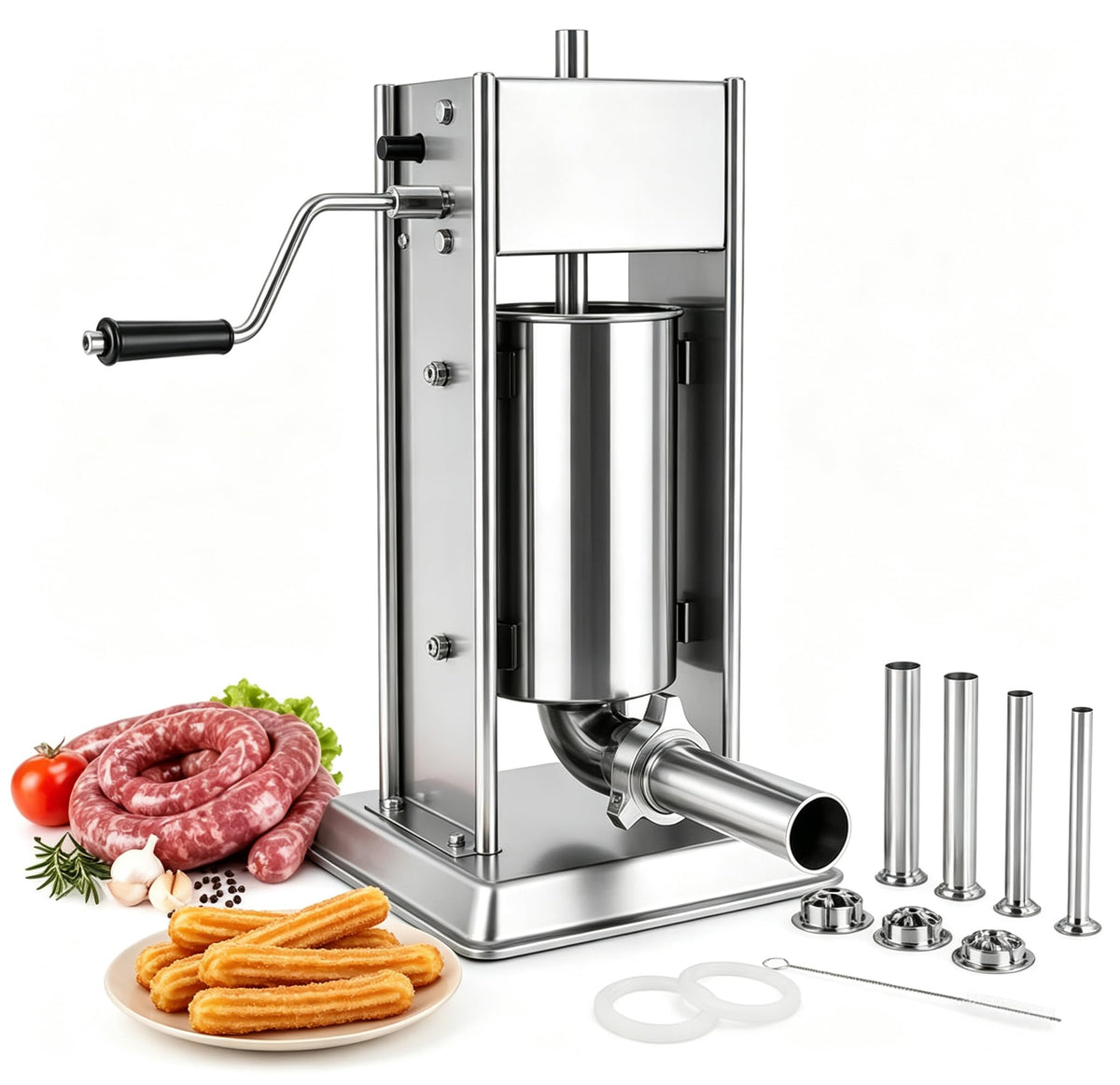 3-in-1 Manual Sausage Stuffer 15LB Q8011