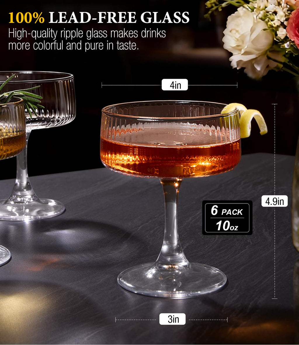 Champagne Glasses Set of 6 Q263