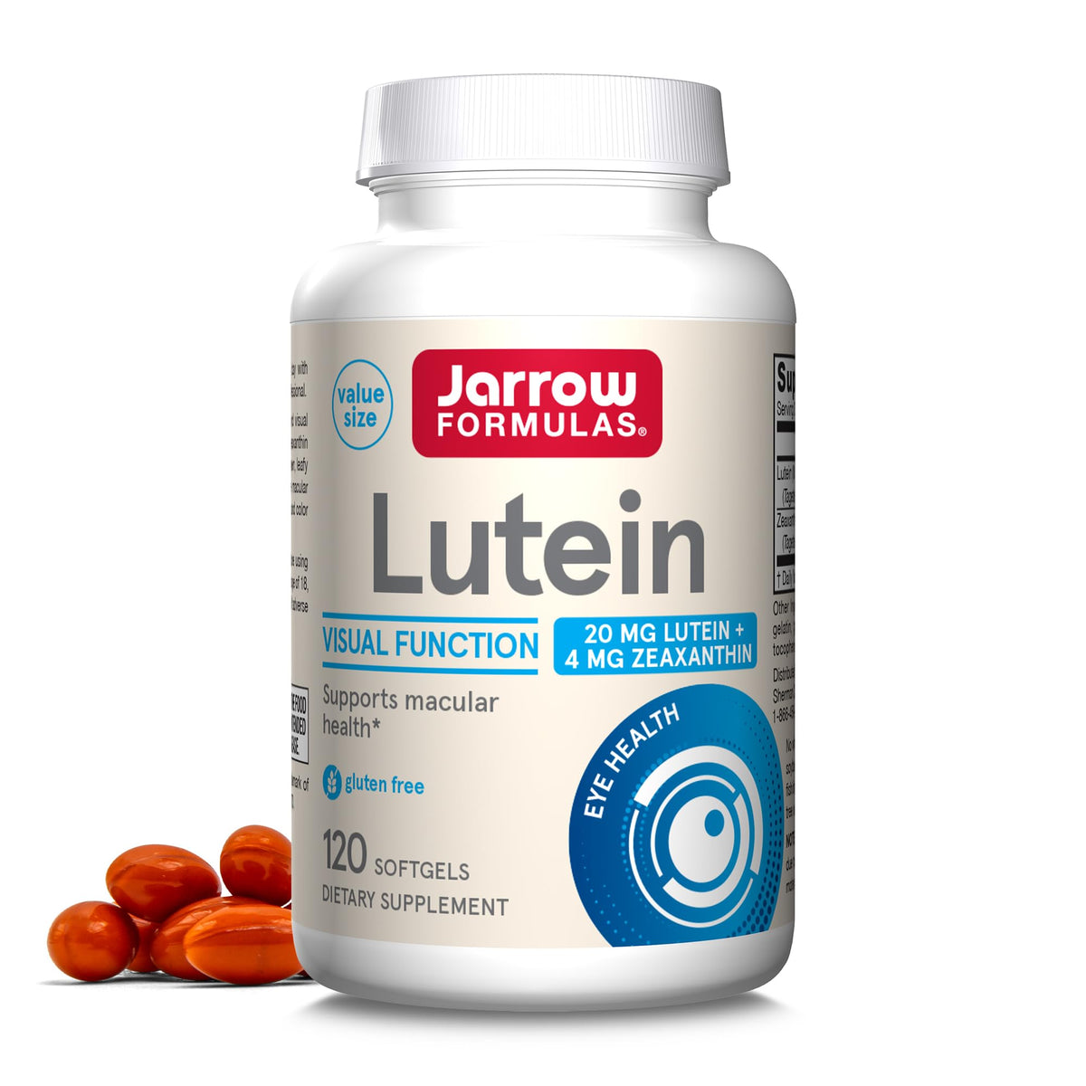Lutein 20 mg with Zeaxanthin 120 Softgels C319538