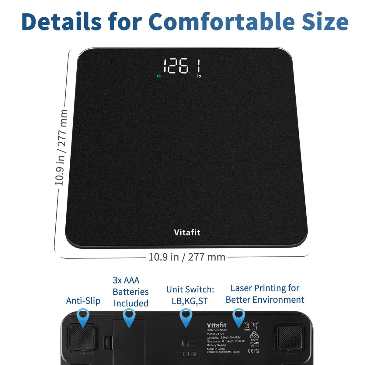 Bathroom Scale 400lb G943909