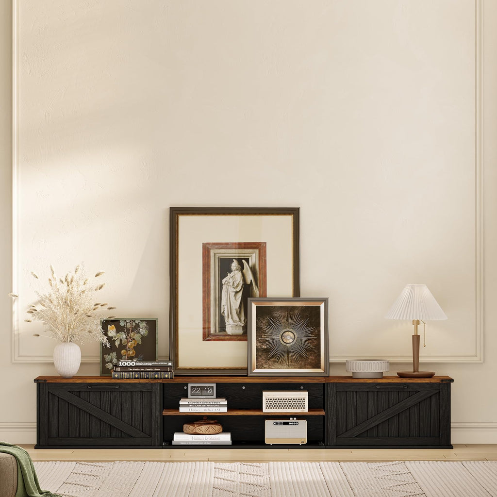 70" Black Floating TV Stand T992224