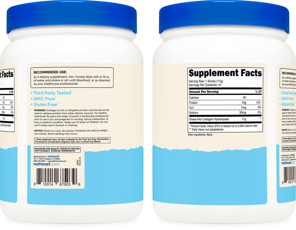 Collagen Peptides Powder 1LB P8220