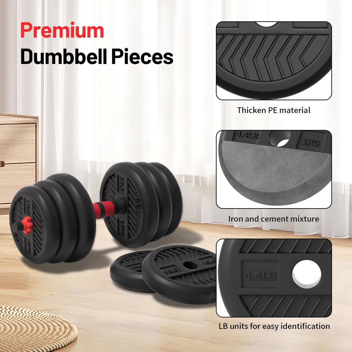 Adjustable Dumbbells Set R142