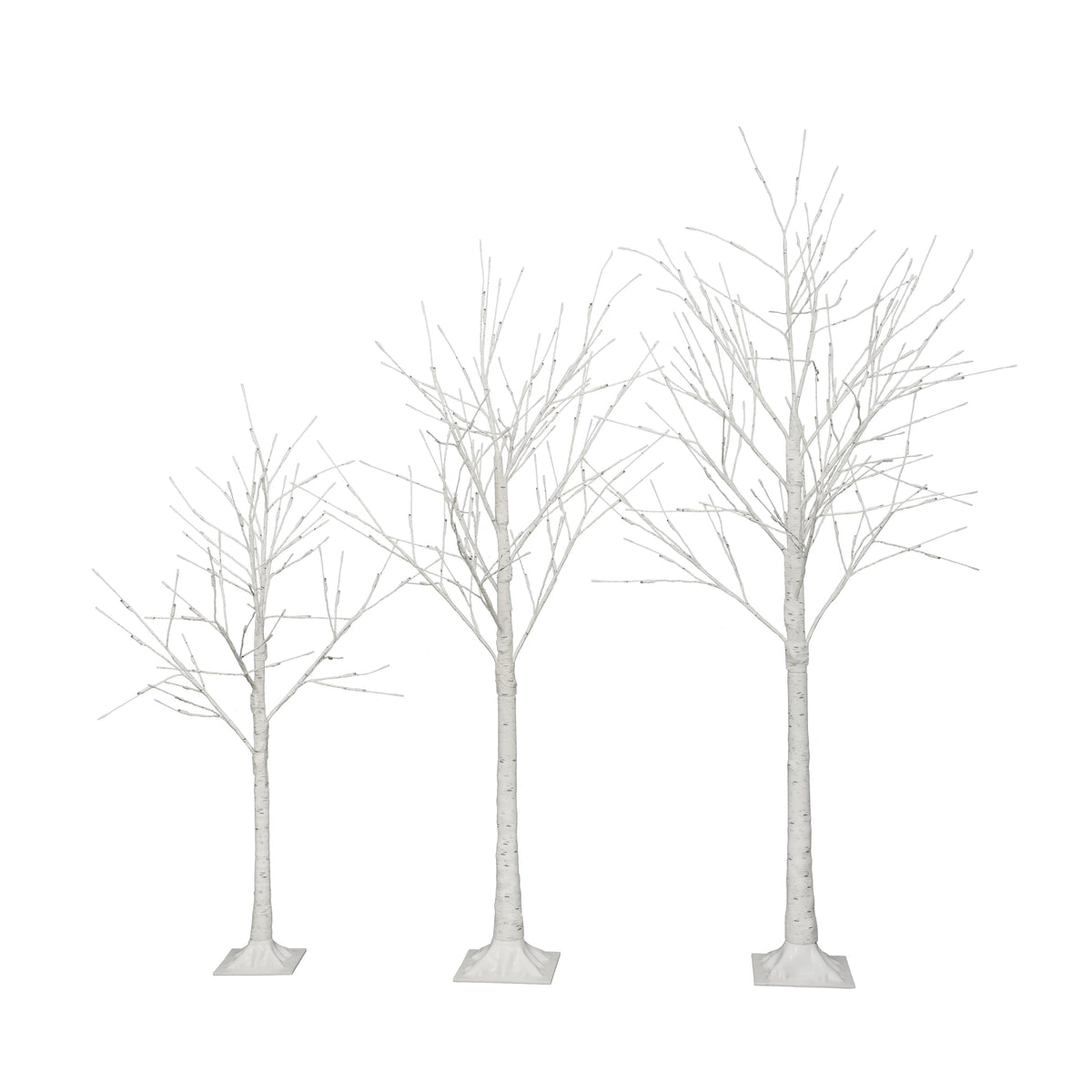 White Birch Tree Set with 246 LED Lights W454325